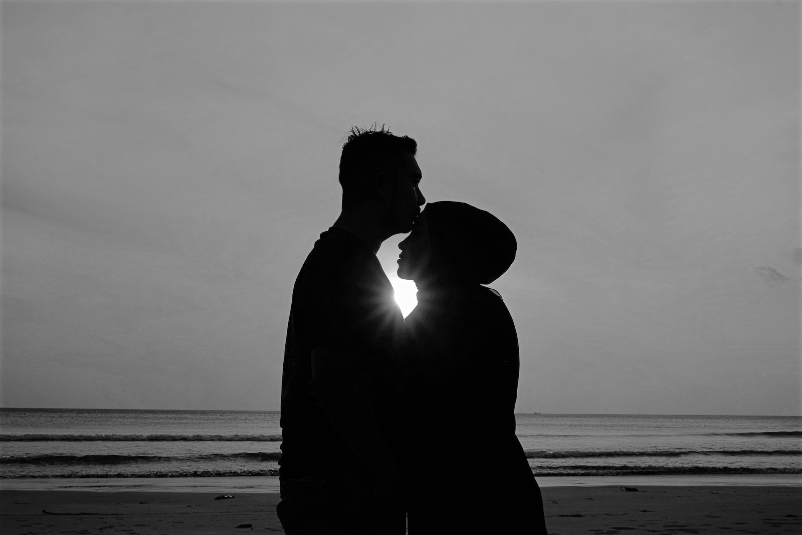 Couples in beach after counselling